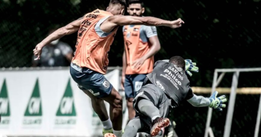 Santos inicia preparativos para visita ao Botafogo-SP com dúvida sobre quem substitui Otero