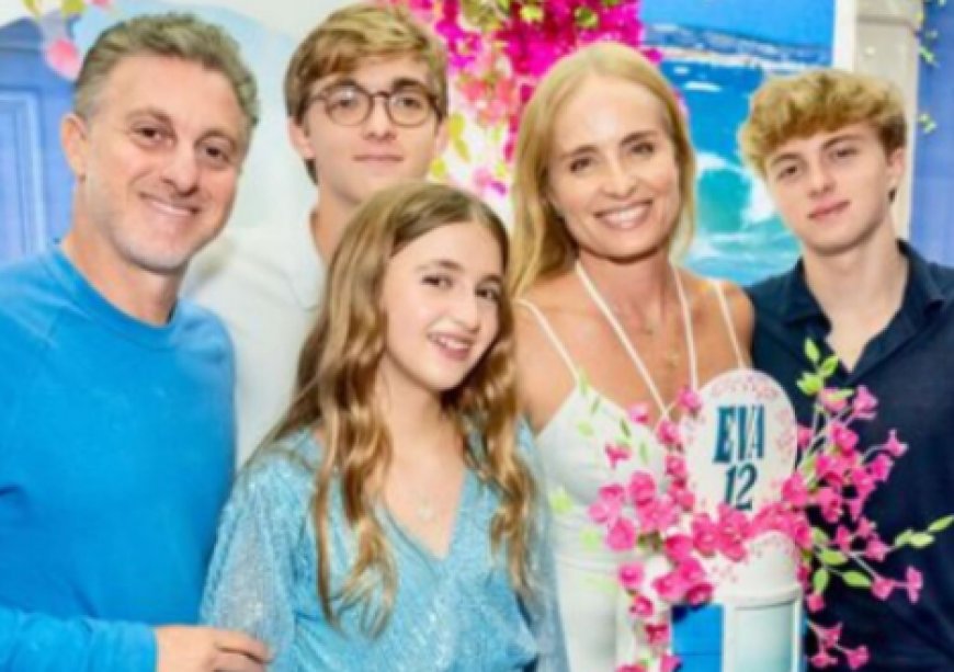 Luciano Huck e Angélica celebram aniversário de 12 anos da filha Eva