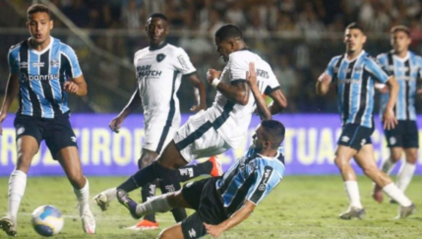 Botafogo defende liderança do Brasileirão contra o Grêmio no Mané Garrincha