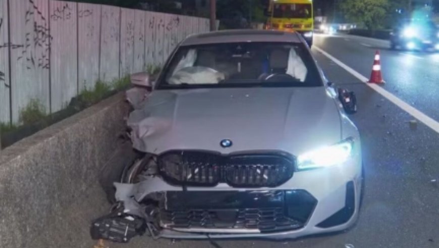 Motorista de 21 anos com BMW atropela e mata motociclista na Rodovia Anchieta - SP.