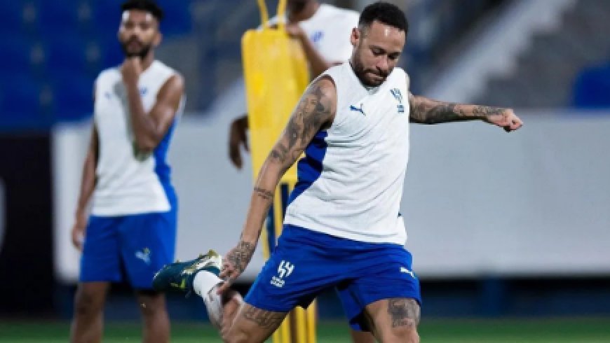 Futebol: Neymar comemora 1º treino em seu retorno aos trabalhos no Al Hilal: 'Agora é só alegria'.